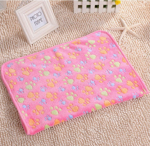 Cute Floral Pet Soft Blanket