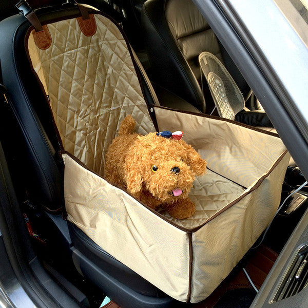 Waterproof Pet Car Front Seat Carrier