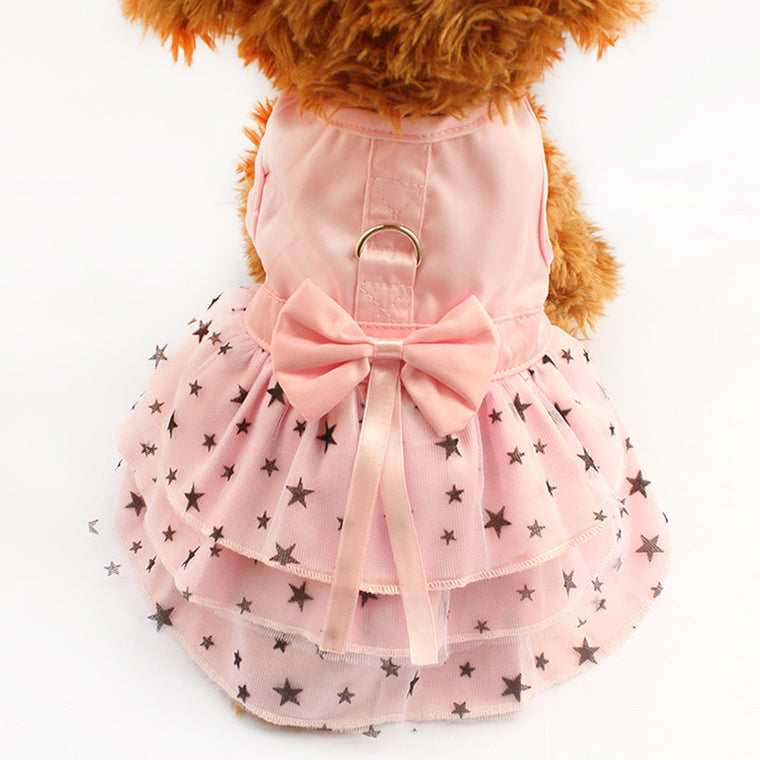 Summer Star Dogs Princess Dresses