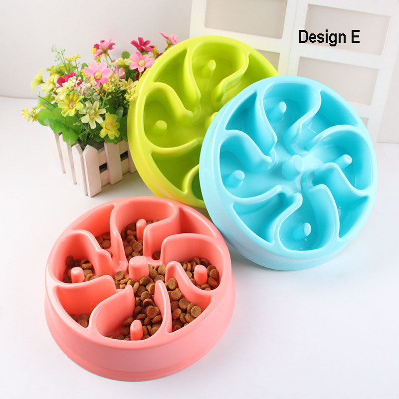 Anti Choke Pet Dog Bowl Feeder