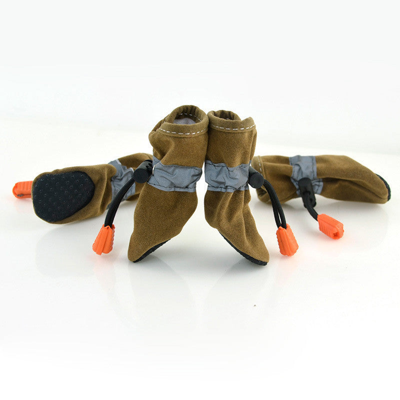 Pet Suede Warm Anti-slip Shoes