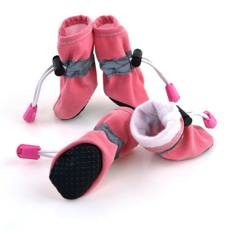 Pet Suede Warm Anti-slip Shoes