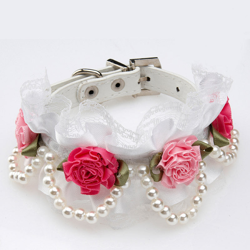 Wedding Flower Pearls Collars