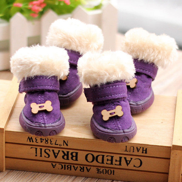 Winter Warm Pet Snow Boots